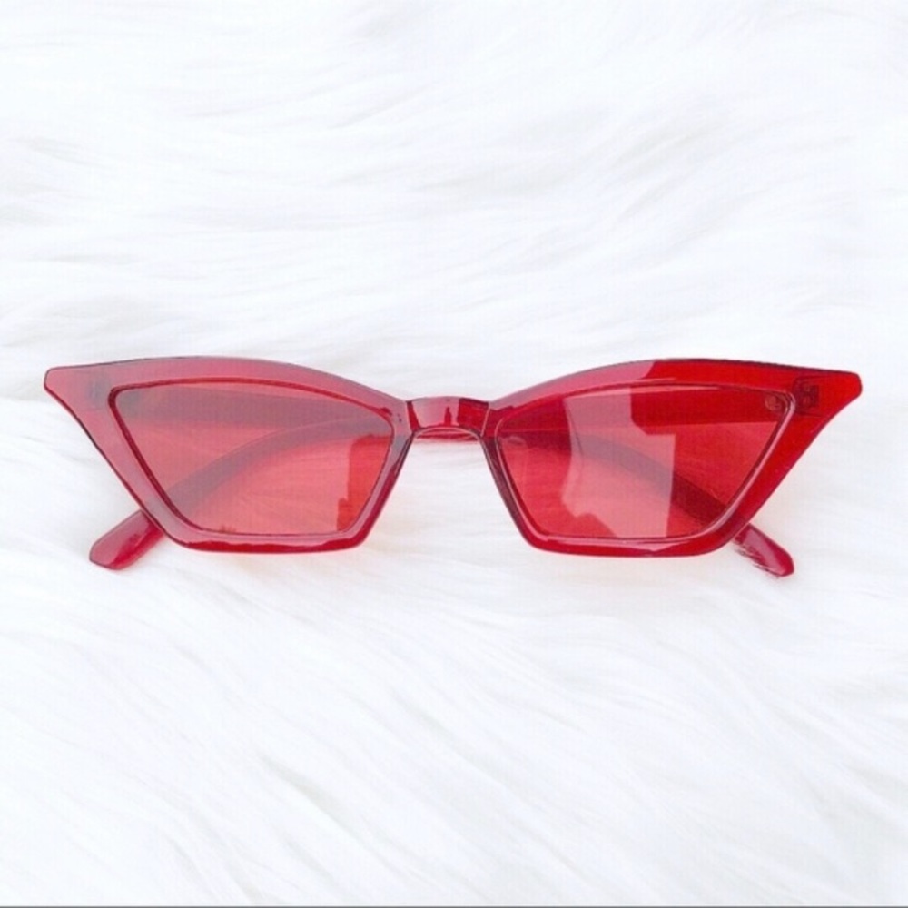 Vintage Red Sunglasses